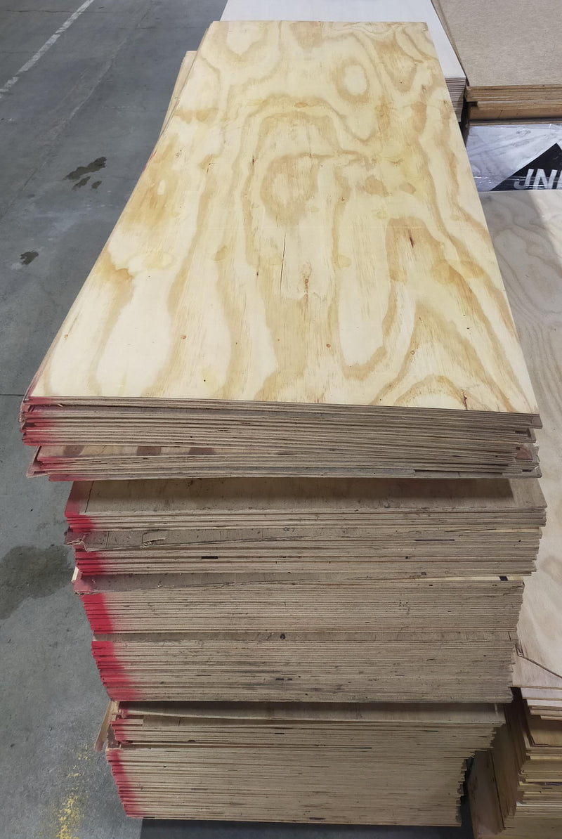 Plywood 2440x900x7mm Untreated Reject Grade