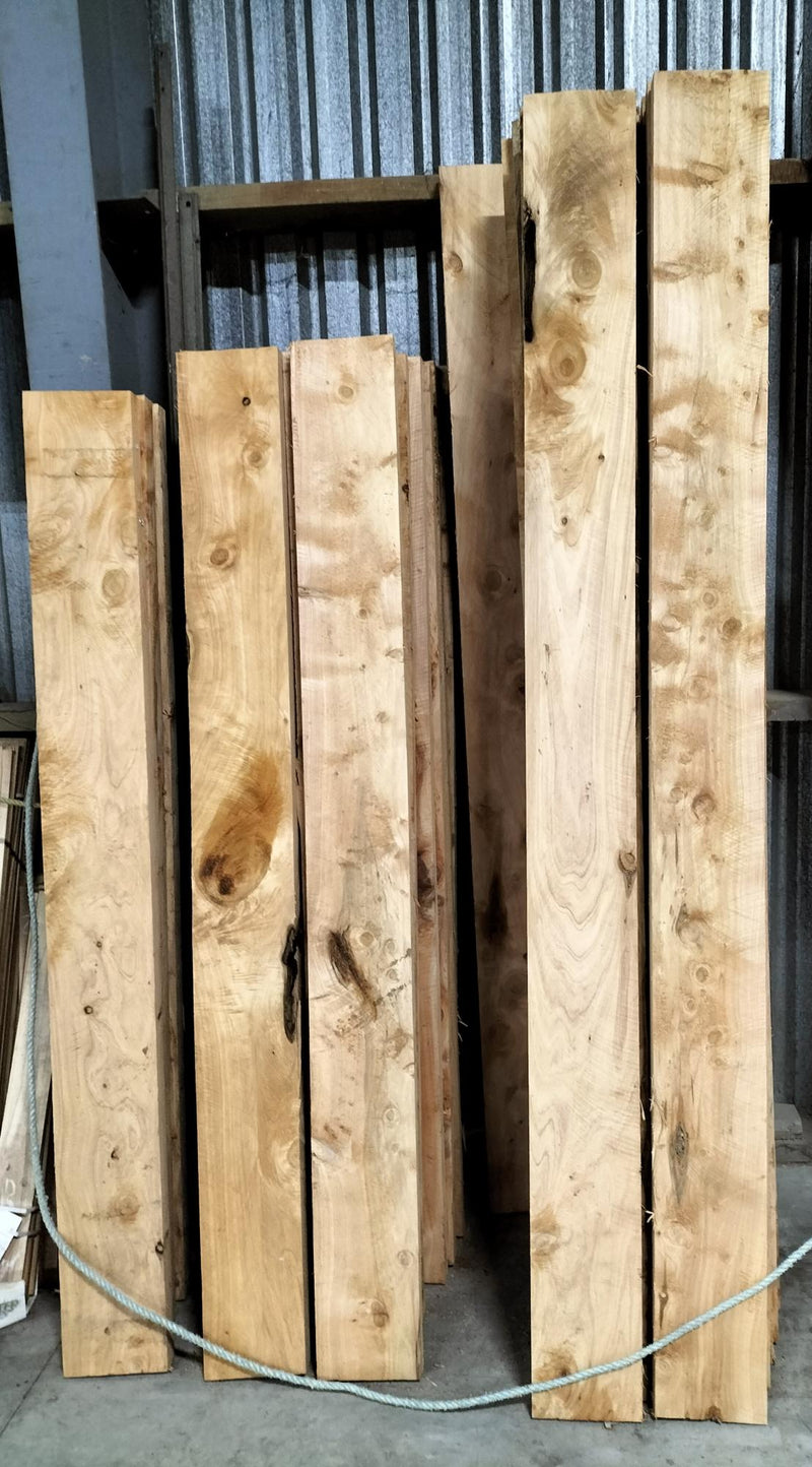 Macrocarpa Boards 200X50 Untreated Rough Sawn 1.8m-2.2m