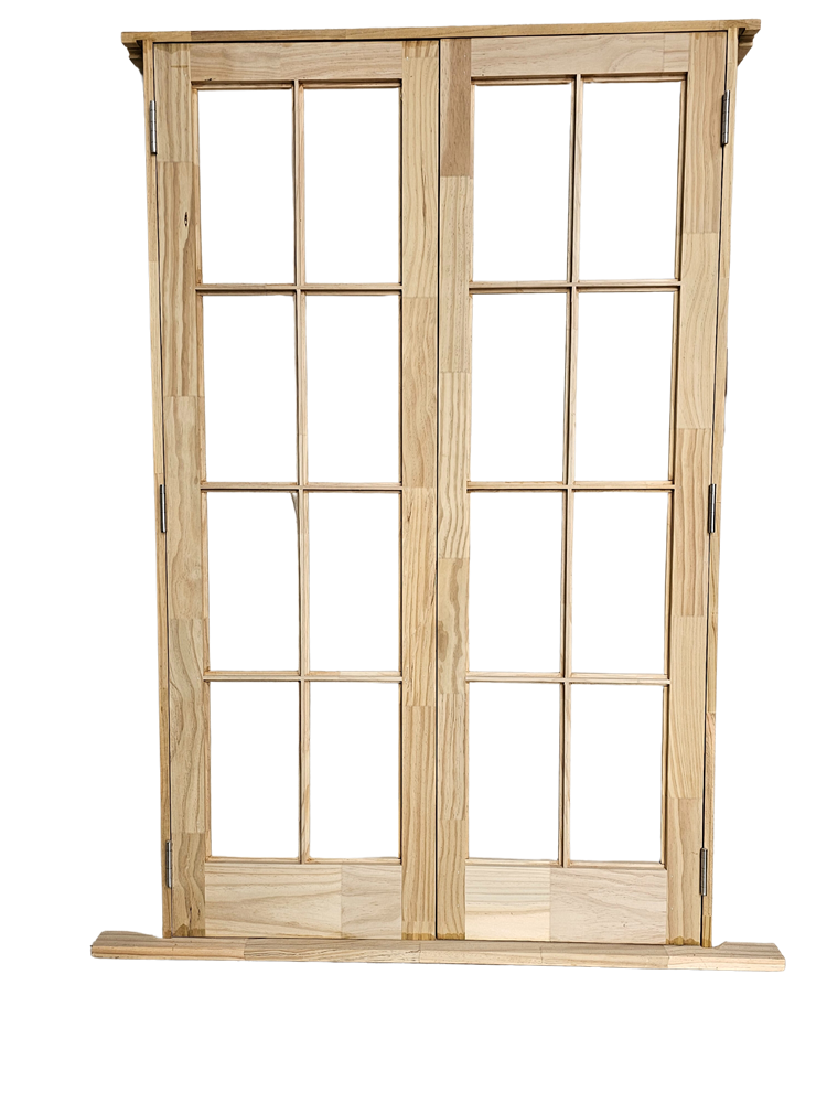 French Wooden Door - 1260x2050 8Lite *UNGLAZED*