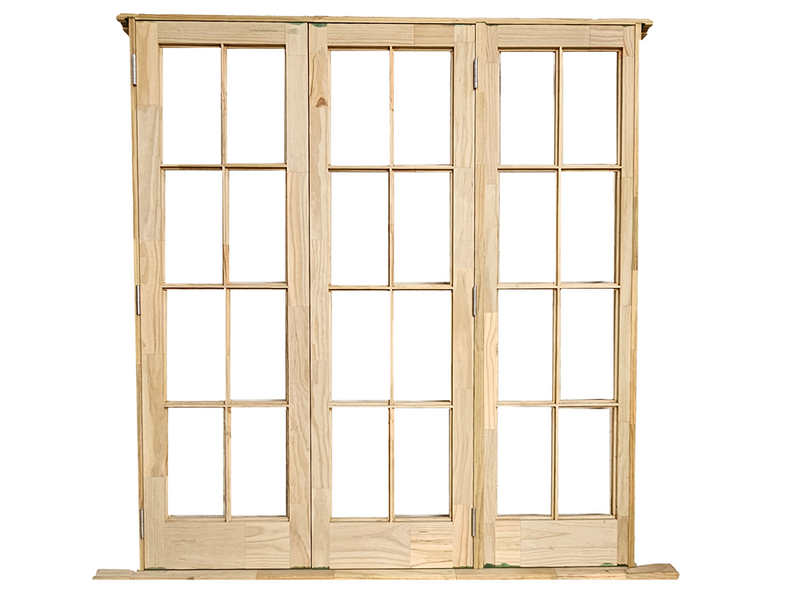 French Wooden Door - 1830x2050 8Lite *UNGLAZED*