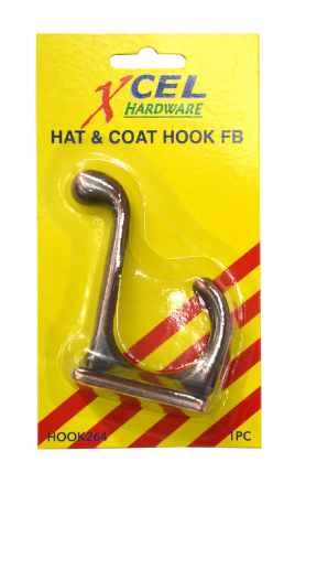 XCEL Hat & Coat Hook FB