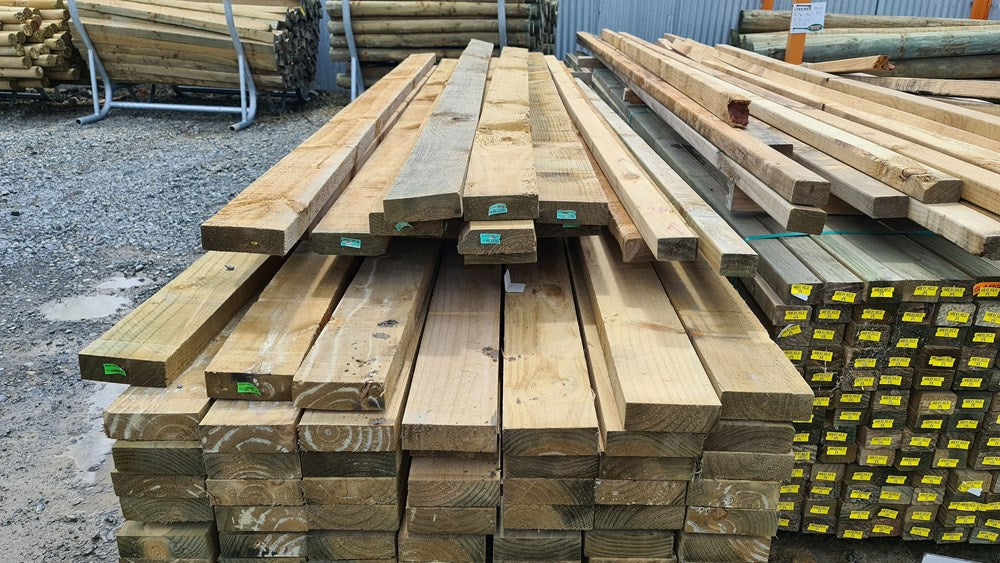 150X50 H4 Rough Sawn No. 2 PINE
