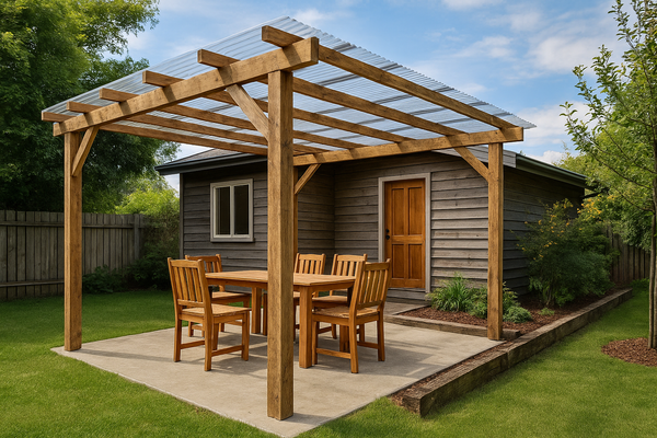 DIY Pergola or Outdoor Shelter: Build Shade & Style for Your Backyard