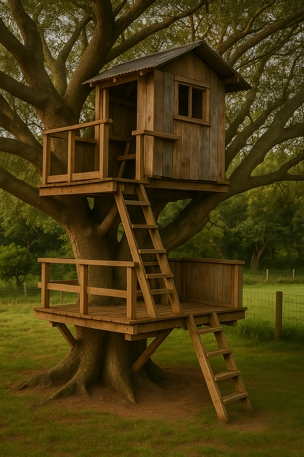 How to Build a Treehouse (Using Affordable or Recycled Materials)