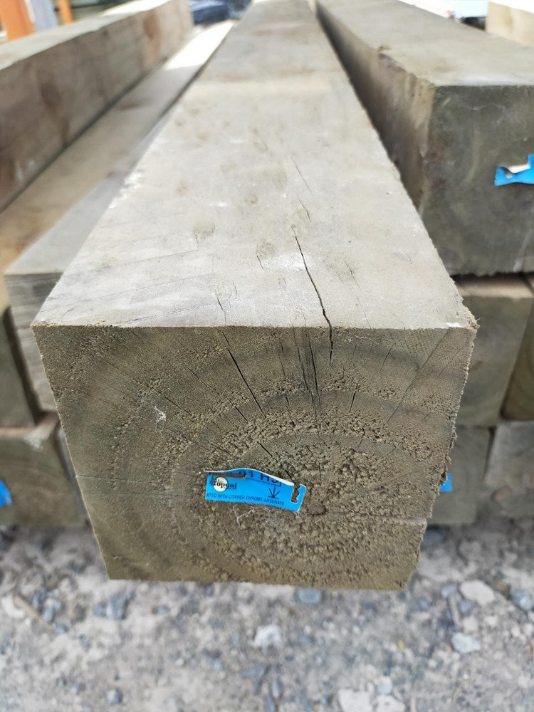 House Pile 125x125 S/L 900mm H5 Rough Sawn (RS)