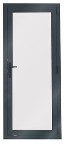 Aluminium Door 800X2000 RHOI - FLAXPOD Single-Glazed Safety Glass