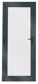 Aluminium Door 800X2000 LHOO IRONSAND Single-Glazed Safety Glass