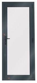 Aluminium Door 800X2000 RHOI Grey Friars Single-Glazed Safety Glass