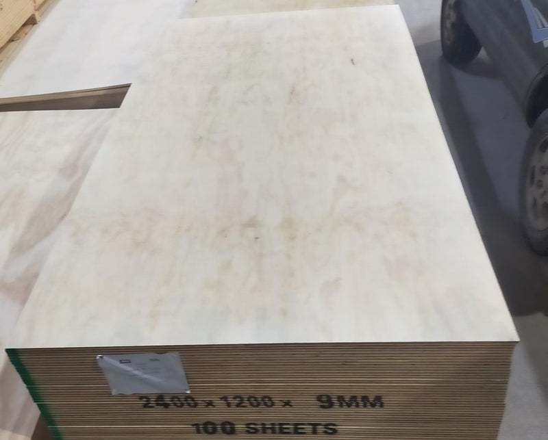 Plywood 2400x1200x9mm H3.2 MCA CD F8 Structural Grade