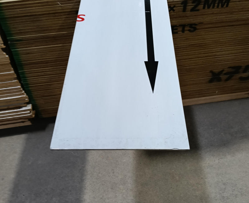 Wetwall ACP 2400x295x4.75mm White Offcut 2nds