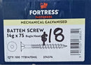 Batten Screw 14GX75mm Bugle Head T17 Mechanical Galvanised