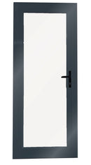 Aluminium Door 800X2000 LHOI Denim Blue Single-Glazed Safety Glass