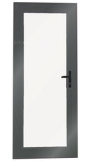 Aluminium Door 800X2000 LHOI - Grey Friars Single-Glazed Safety Glass