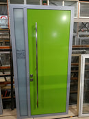 Green Aluminium Entry Door 1190x2385 (On Behalf) Keycode 5X2