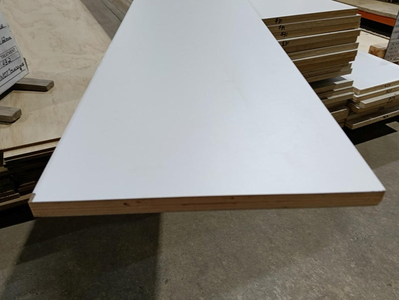 HPL 2440x300x18 Matt White 2nds Offcut