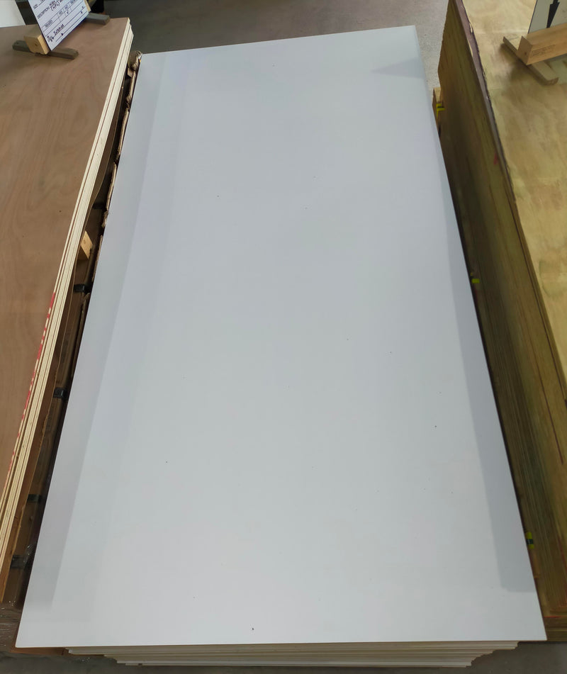 HPL Plywood 2440x1220x18mm Matt White 2nds