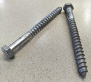 Coach Screw M10X120mm Galvanised