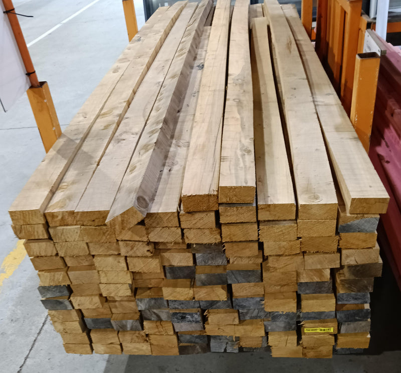 Macrocarpa Boards 100X50 Untreated Rough Sawn S/L 2.4m to 3.0m