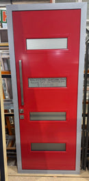 Red Aluminium Entry Door 945x2385 (On Behalf Pg 37) Keycode 5X3