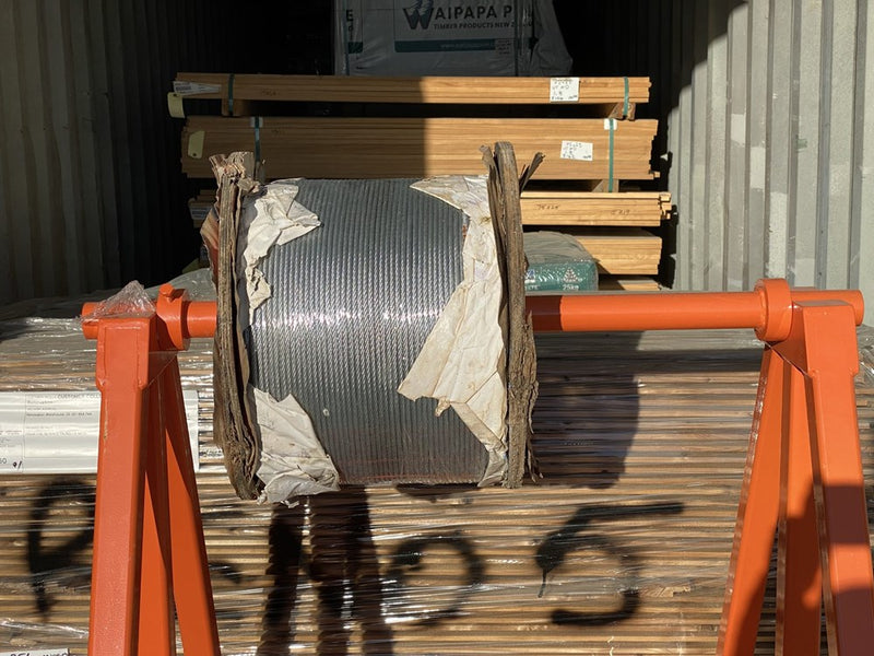 Galvanized 6mm Steel Wire Rope -1000m Full Roll 2nds