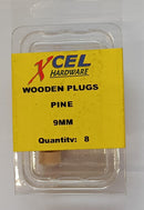 Xcel Wooden Plugs Pine 9mm