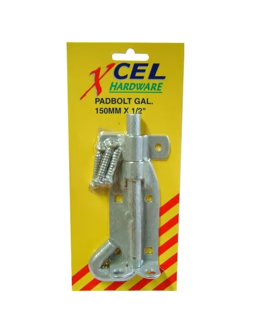 XCEL Pad Bolt Double Eye Galvanised 150mm x 1/2