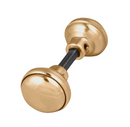 XCEL Rim Lock Spare Knobs & Spindle Brass Plated