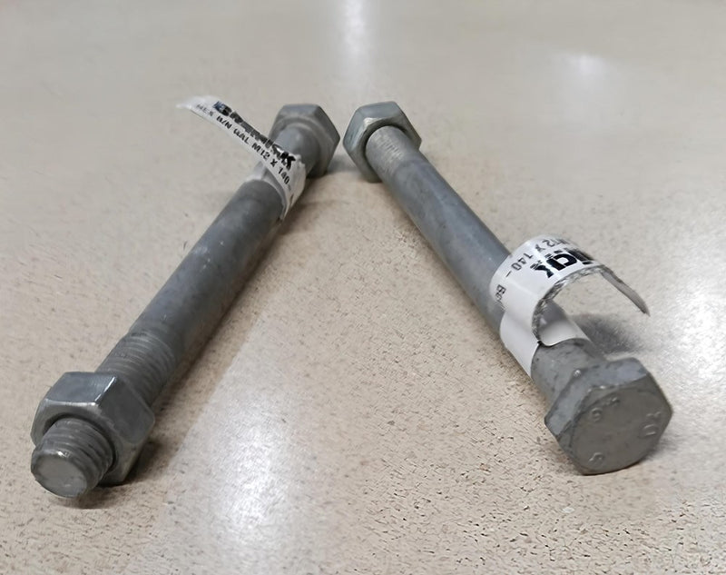 Bolt M12x140mm Galvanised Hex Head
