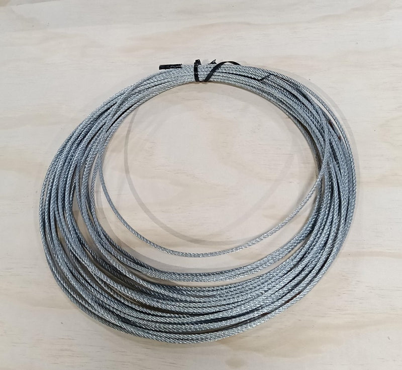 Galvanized 6mm Steel Wire Rope -30m 2nds
