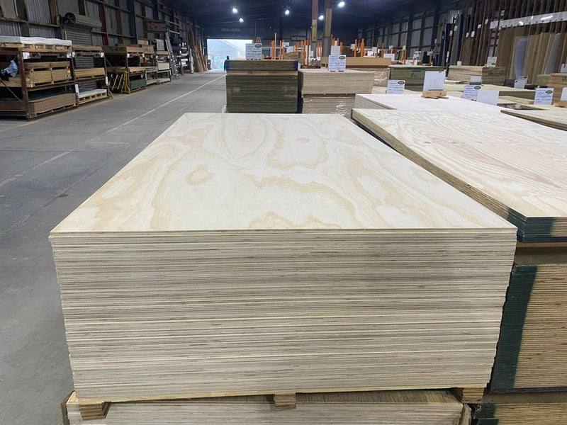 Plywood 2400x1200x12mm Untreated Non Structural Poplar core