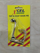 XCEL Hat & Coat Hook PB