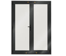 Aluminium French Door 1500X2000 FLAXPOD Single-Glazed Safety Glass