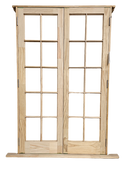 French Wooden Door - 1260x2050 10Lite *UNGLAZED*