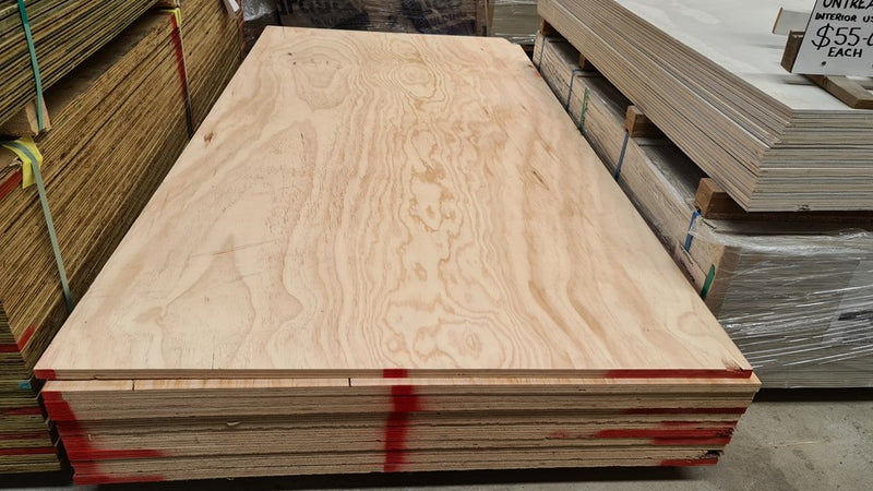 Plywood 2400X1200x21mm Untreated Reject Grade
