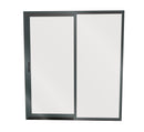 Aluminium Ranch Slider 1800X2000 OPEN L -DENIM Single-Glazed Safety Glass