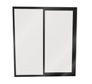 Aluminium Ranch Slider 1800X2000 Open Right - Ironsand Single-Glazed Safety Glass