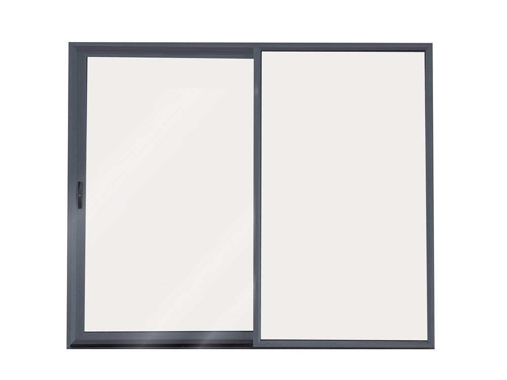 Aluminium Ranch Slider 2400X2000 OPEN L - Denim Blue Single-Glazed Saf