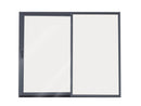 Aluminium Ranch Slider 2400X2000 OPEN L - DENIM Single-Glazed Safety Glass