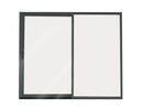 Aluminium Ranch Slider 2400X2000 OPEN L - FLAXPOD Single-Glazed Safety Glass