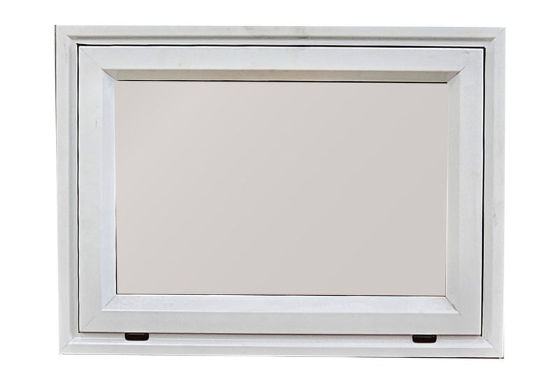 Aluminium Window 550X400 (Single Glazed)  - ARCTIC WHITE