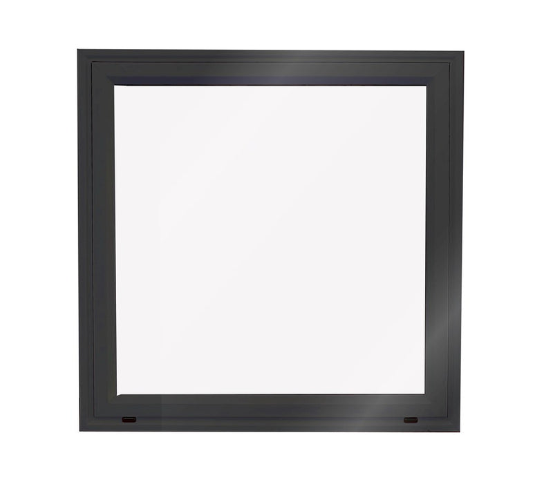 Aluminium Window 800X800 (Single Glazed) - Grey Friars